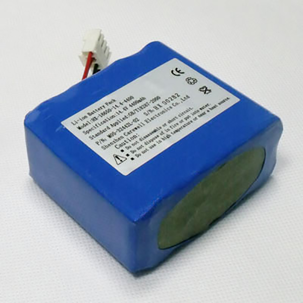 Laser blood sampling device battery